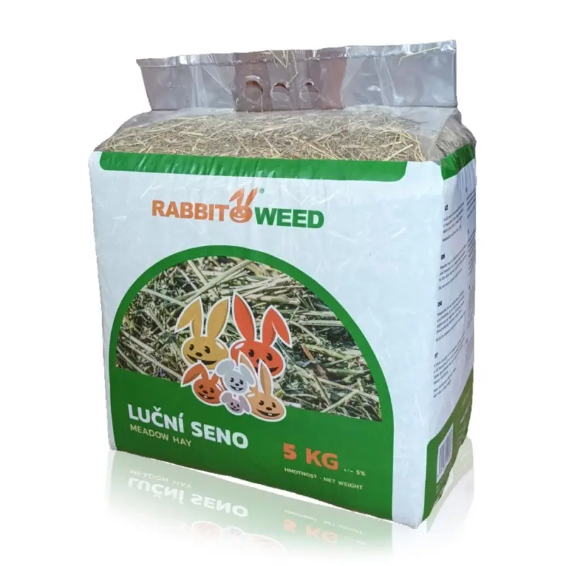 Rabbit Weed seno luční, 5 kg Nakupujte Hned
