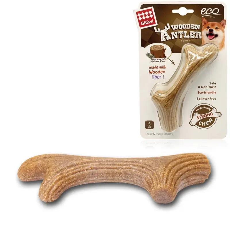 GiGwi Žvýkací parůžky (Wooden Antler), S Nejlepší Volba