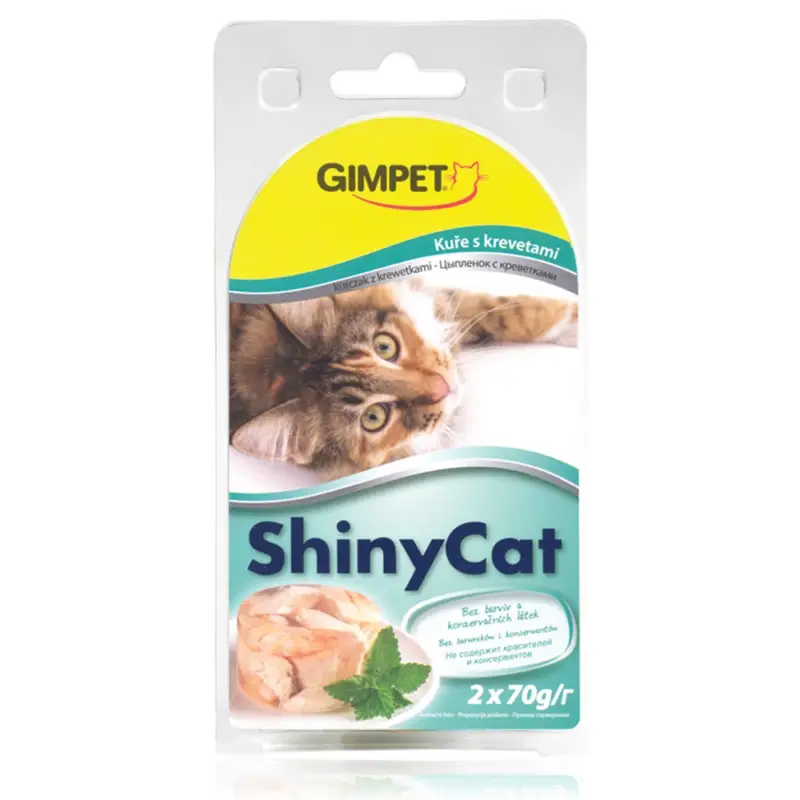 ShinyCat kuře+kreveta (2x70g) Autentický