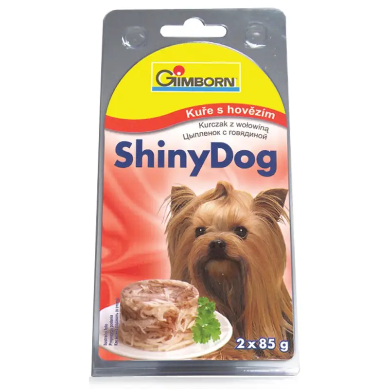 ShinyDog kuře+hovězí (2x85g) Pouze Dnes