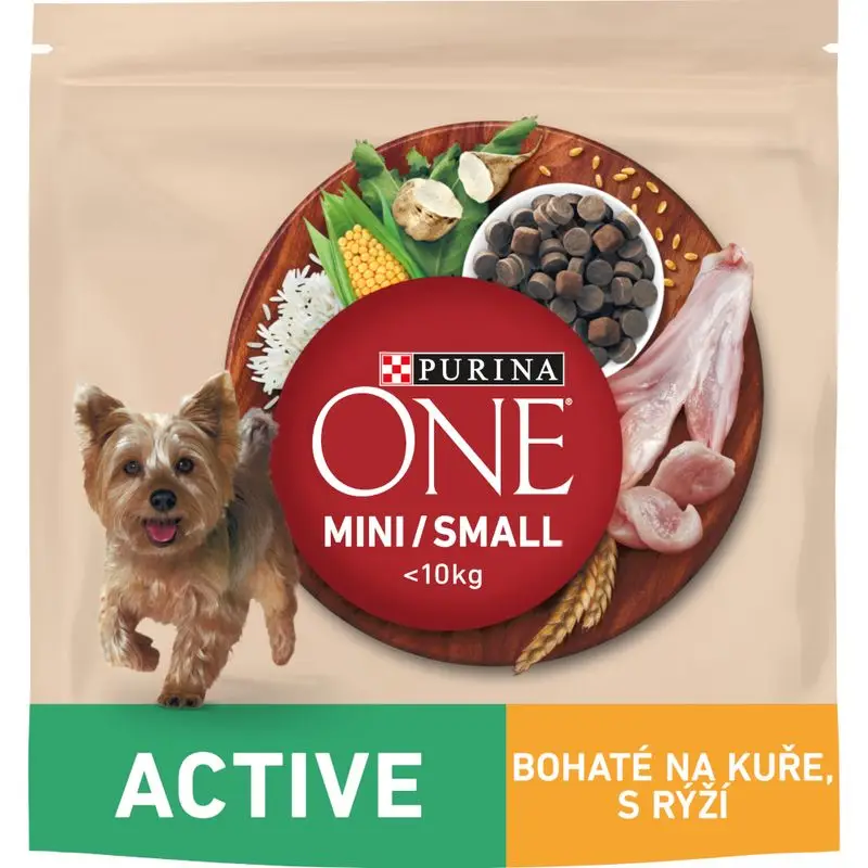 Jen Po Omezenou Doba Purina ONE Mini Dog Active kapsičky kuře, rýže