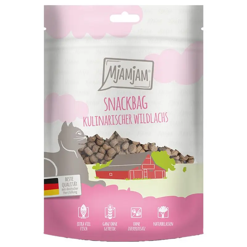MjAMjAM Snackbag divoký losos Výprodej