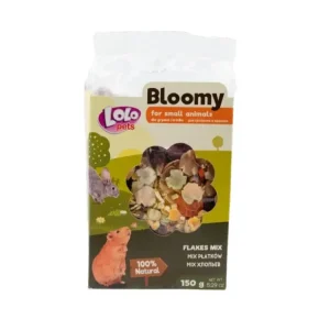 LOLOPets BLOOMY mix vloček pro hlodavce 150g Aktuální