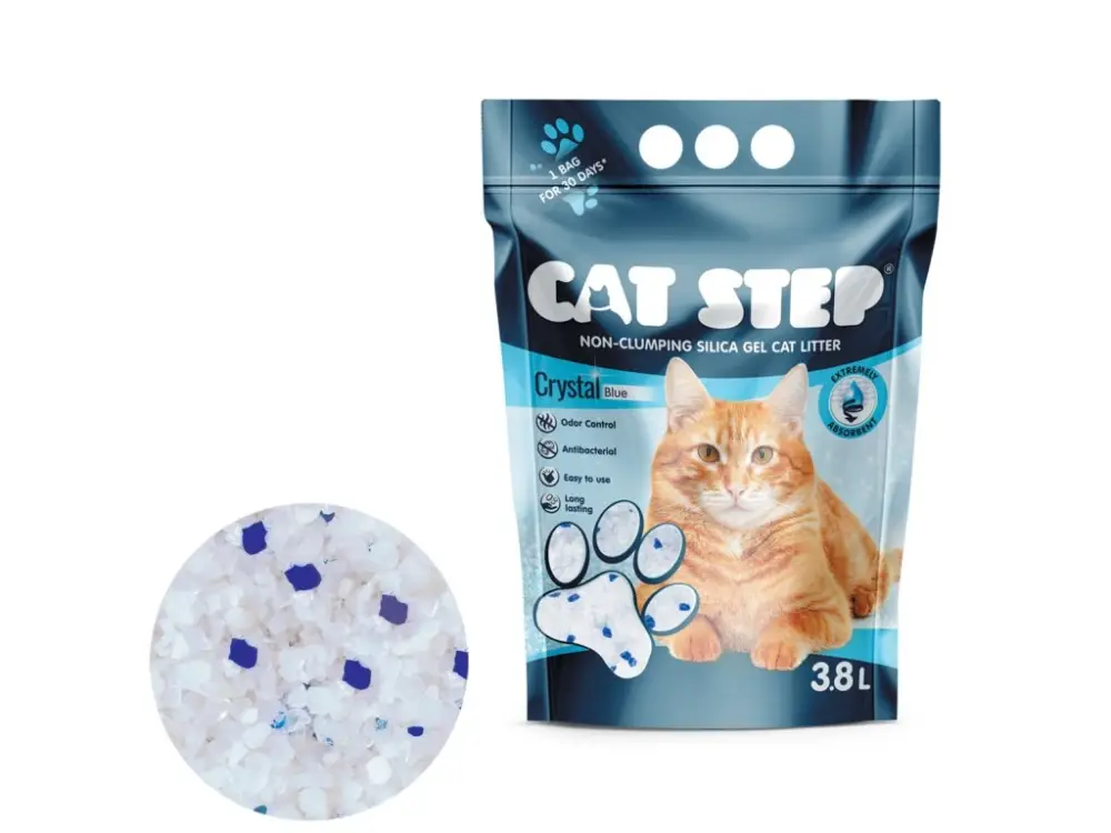 Cat Step Crystal Blue 6,68 kg, 15,2 l Koupit Online
