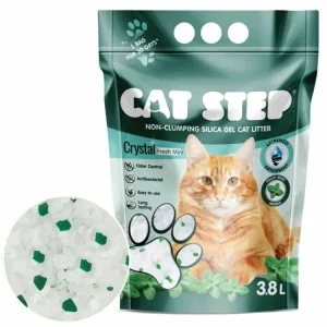 Zlevněný Cat Step Crystal Fresh Mint 1,67 kg, 3,8 l