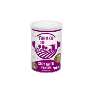 Expresní Doručení Konzerva Farmka Dog s játry 400 g