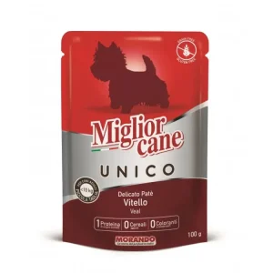 Nejlepší Volba Miglior Cane Unico kapsička telecí 100g - pes