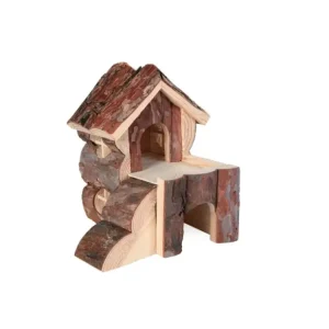 Dřevěný domek BJORK pro křečky, 2 místnosti 15 x 15 x 16 cm Kup Teď