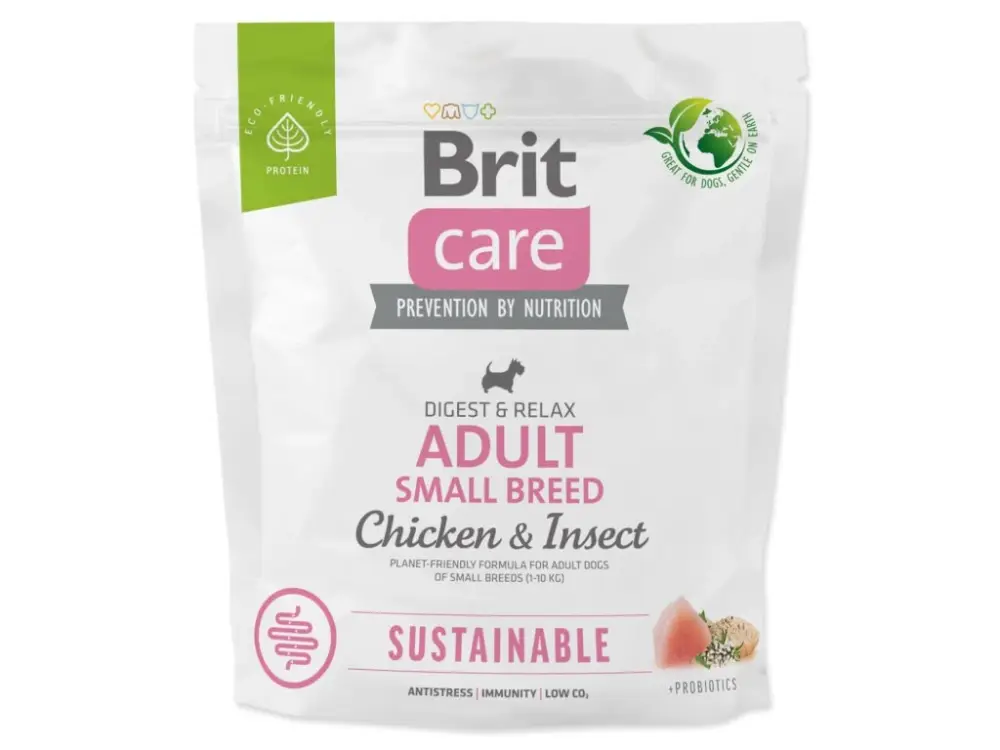 Finální Výprodej BRIT Care Dog Sustainable Adult Small Breed 1kg