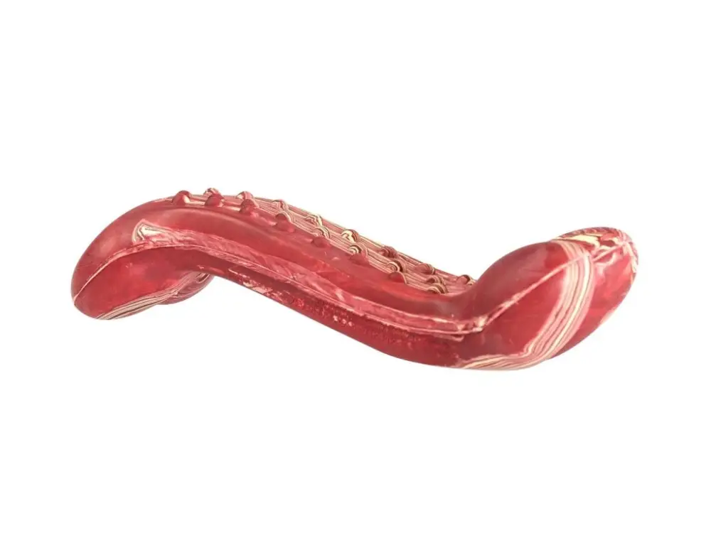 Antibakteriální dentální kost s vůní slaniny HipHop přírodní guma 11cm Výprodej