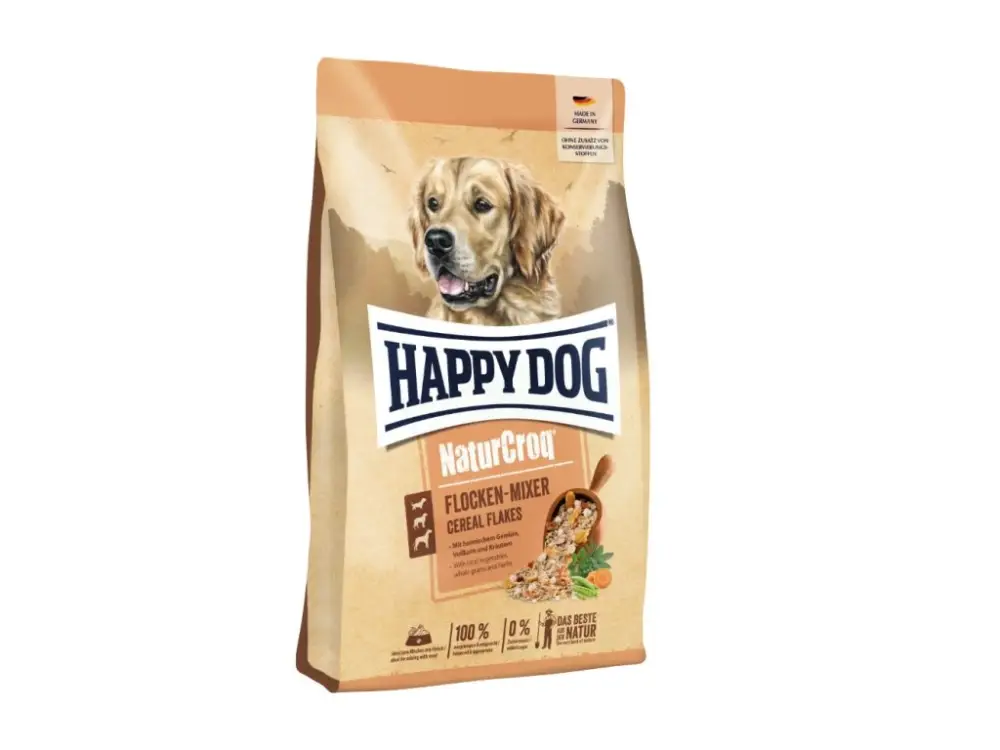 Happy Dog Premium NaturCroq Flocken Mixer 1,5 kg Hit Sezóny