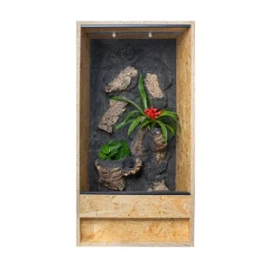 OSB terárium 50x50x100 s 3D pozadím Nakupujte Hned