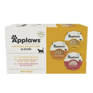 Nejlepší Volba Applaws miska Cat Pot Multipack Kuřecí výběr 8x60g