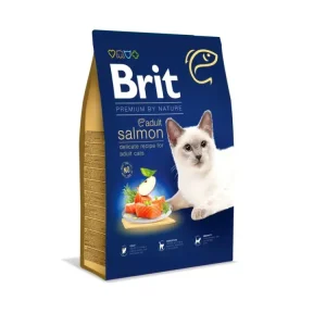 Originální Brit Premium Cat by Nature Adult Salmon 8kg