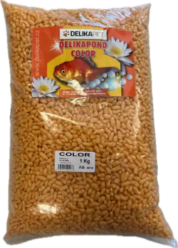 Výhodná Nabídka Krmení jezírkové ryby COLOR 1 Kg sáček Delikapet