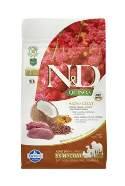 Koupit Online N&D GF Quinoa DOG Skin&Coat Venison & Coconut 7kg