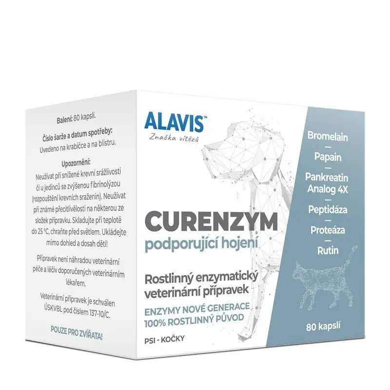 Alavis Enzymoterapie pro psy a kočky 80cps Bezpečná Platba