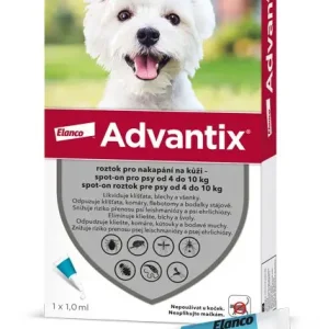 Aktuální Advantix Spot On 1x1ml pro psy 4-10kg