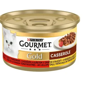 Kup Teď Gourmet Gold konz. kočka hov.a kuře v rajč.om.85g
