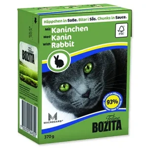 Cenová Bomba Bozita Cat kousky v omáčce s králičím, tetrapak 370 g 370g