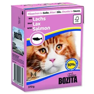 Expresní Doručení BOZITA kousky v omáčce s masem z lososa - Tetra Pak 370g