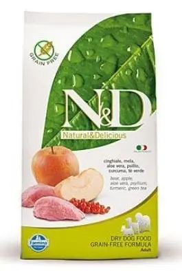N&D Grain Free DOG Adult Mini Boar & Apple 7kg Výhodná Nabídka