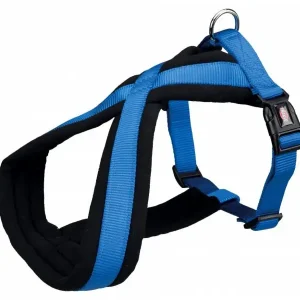 Novinka Nylonový postroj PREMIUM podšitý - královská modrá S: hruď:35-65cm/20mm
