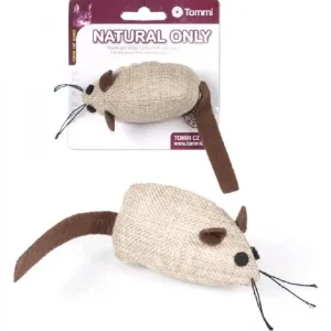 Myška Natural-sv.hnědá s hnědým ocáskem 8cm Omezená Nabídka