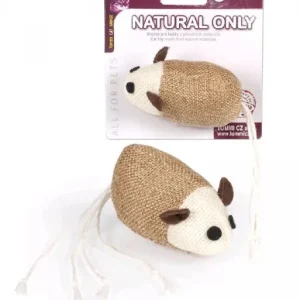 Myška Natural-hnědá s bílým ocáskem 8cm Rychlé Dodání