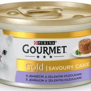 Časově Omezené Gourmet Gold Savoury Cake s jehněčím a zelenými fazolkami85 g