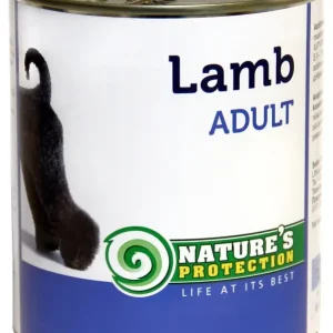 Značkový Natures Protection Dog konz.Adult jehně 800 g