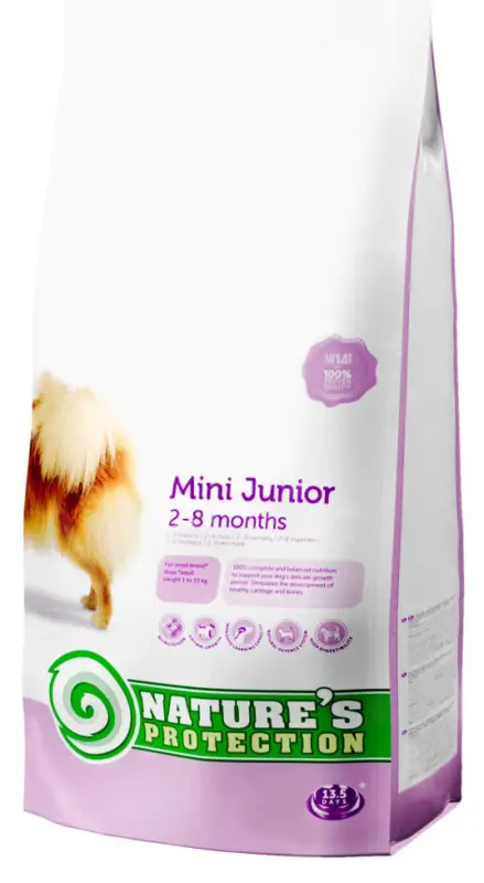Natures Protection Dog Dry Junior Mini 2 kg Poslední Šance