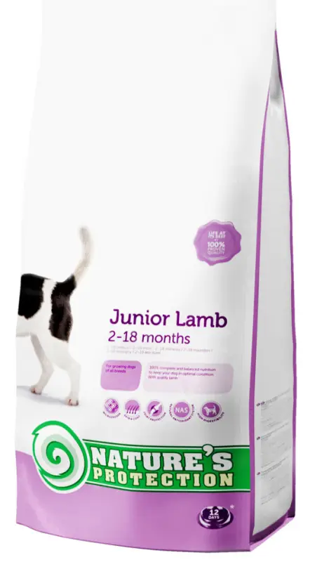 Vrácení Zdarma Natures Protection Dog Dry Junior Lamb 500 g