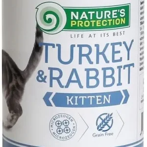 Natures Protection Cat konz.Kitten krůta/králík 400 g Ihned K Objednání
