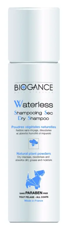 Omezená Nabídka Biogance Waterless dog - suchý šampon pro psy 150 ml
