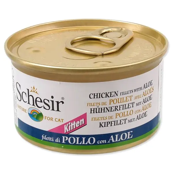 Schesir Kitten kuře+aloe 85 g Nejlepší Cena