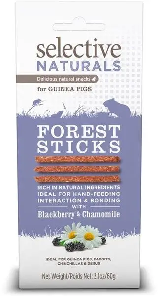 Supreme Selective snack Naturals Forest Sticks 60 g Finální Výprodej