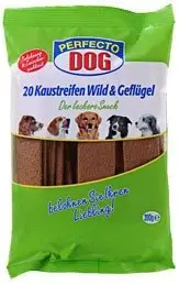 Perfecto Dog plátky zvířecí, drůbeží 20ks Sleva
