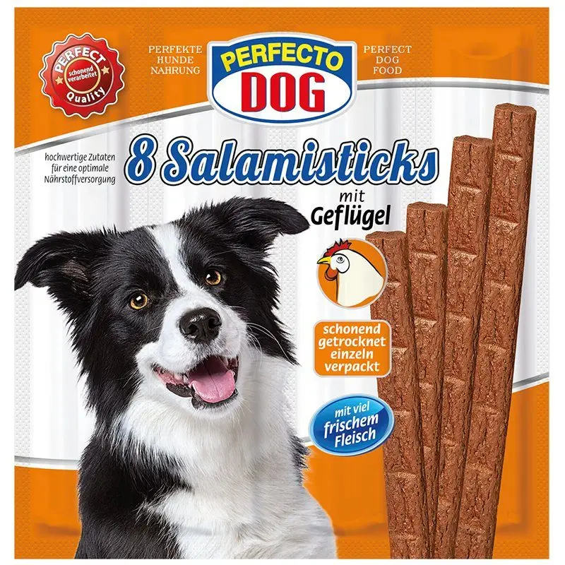 Perfecto Dog masové tyčky drůbeží 8ks 88g Zlevněný