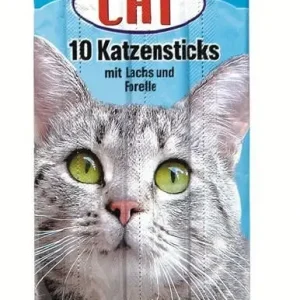Akční Cena Perfecto Cat Masové tyčky losos & pstruh 10 x 5 g