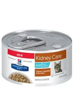Akční Cena Hills Prescription Diet Feline Stew k/d kuře a zelenina konzerva 82 g