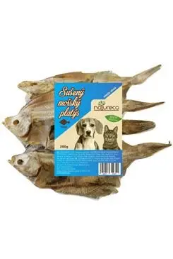 Oblíbený NATURECA pochoutka Platýs mořský sušený 200g