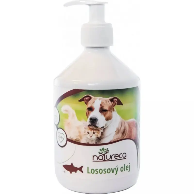 Sezónní Sleva NATURECA Lososový olej 100% 500ml