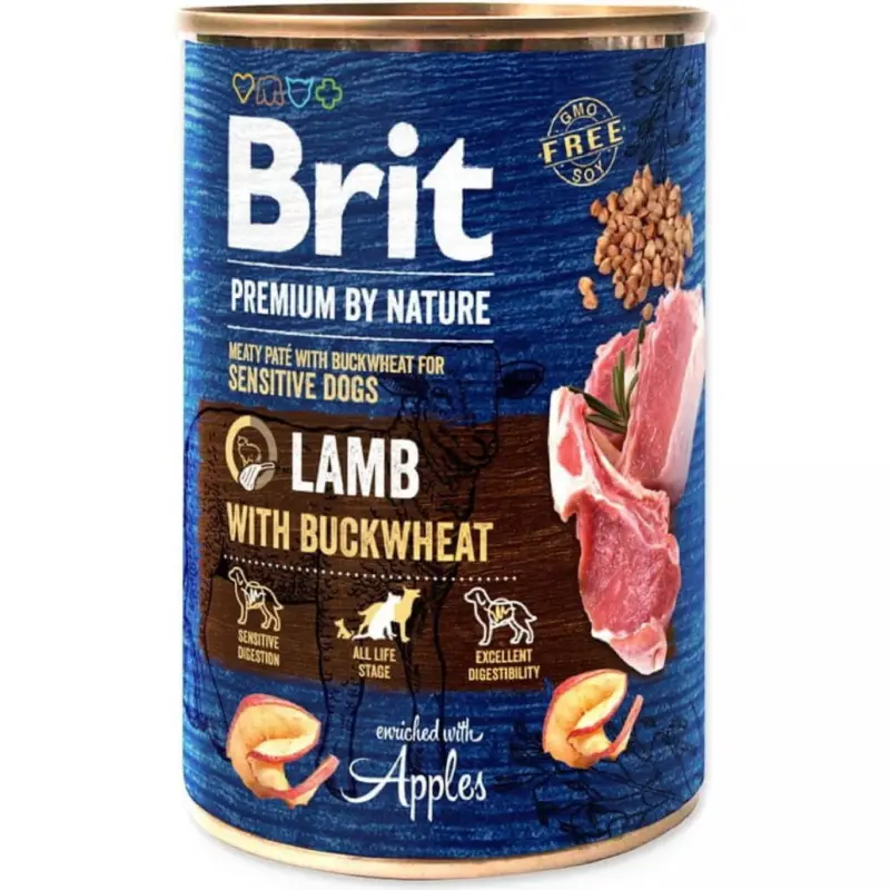 Brit Premium Dog by Naturekonz Lamb & Buckwheat 400g Nejlepší Volba