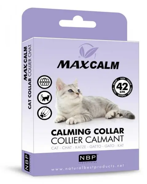 Max Calm Collar Cat-obojek proti stresu, zklidňuje Odeslání Ihned
