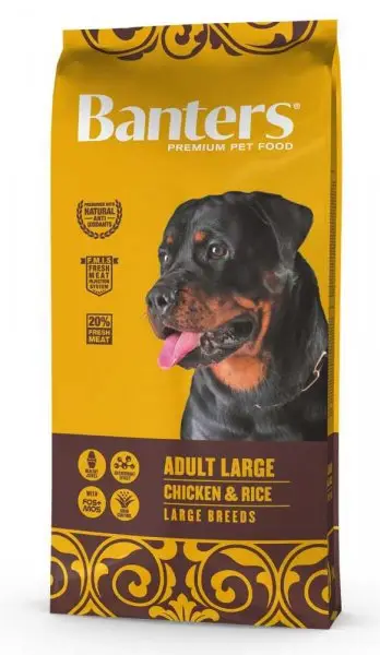 Finální Výprodej Banters Adult LARGE Chicken&Rice 15kg