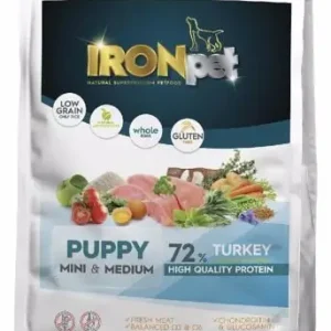 IRONpet TURKEY Puppy Mini & Medium 12kg Hit Sezóny