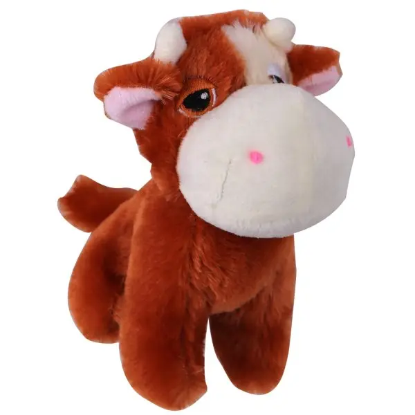 Hračka pes - plyšová kráva pískací 14 cm Must-Have