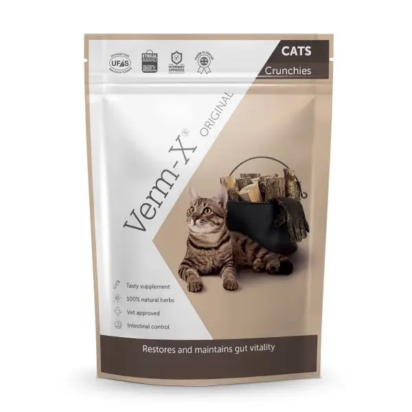 Verm-X Přírodní granule proti střevním parazitům pro kočky 120g Nejlepší Cena