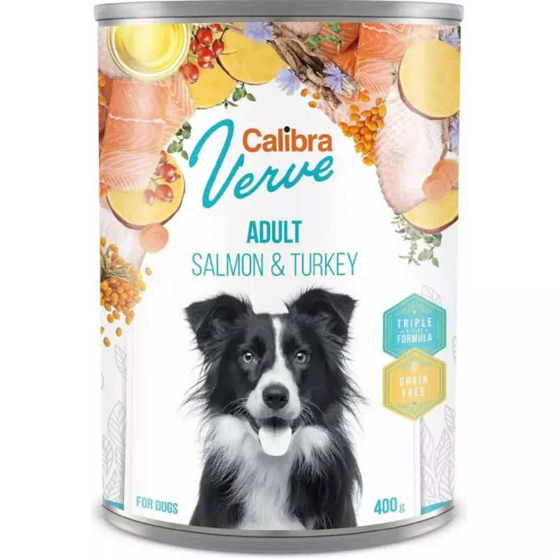 Calibra Dog Verve konz.GF Adult Salmon&Turkey 400g Cenový Hit